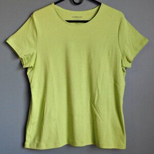 2/$13 Croft & Barrow Women's Classic Tee Size XL